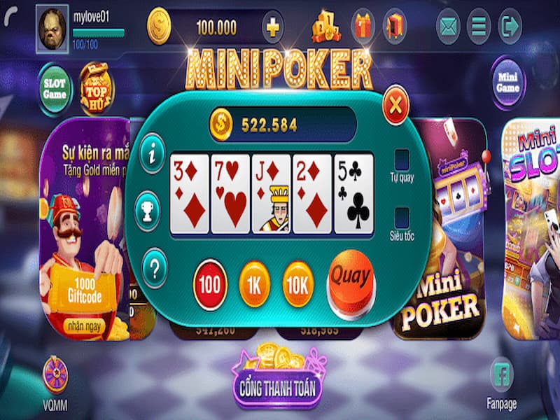 Nổ hũ Mini Poker